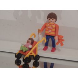 Papa Poussette Et Bebe Playmobil Klikobil